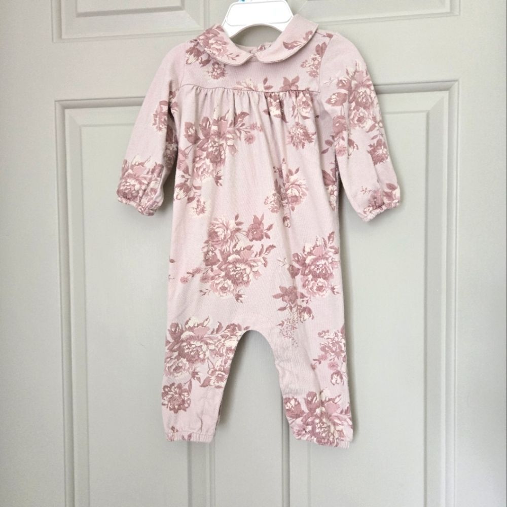 2/$20 Gap Floral Baby Romper Size 3-6 M